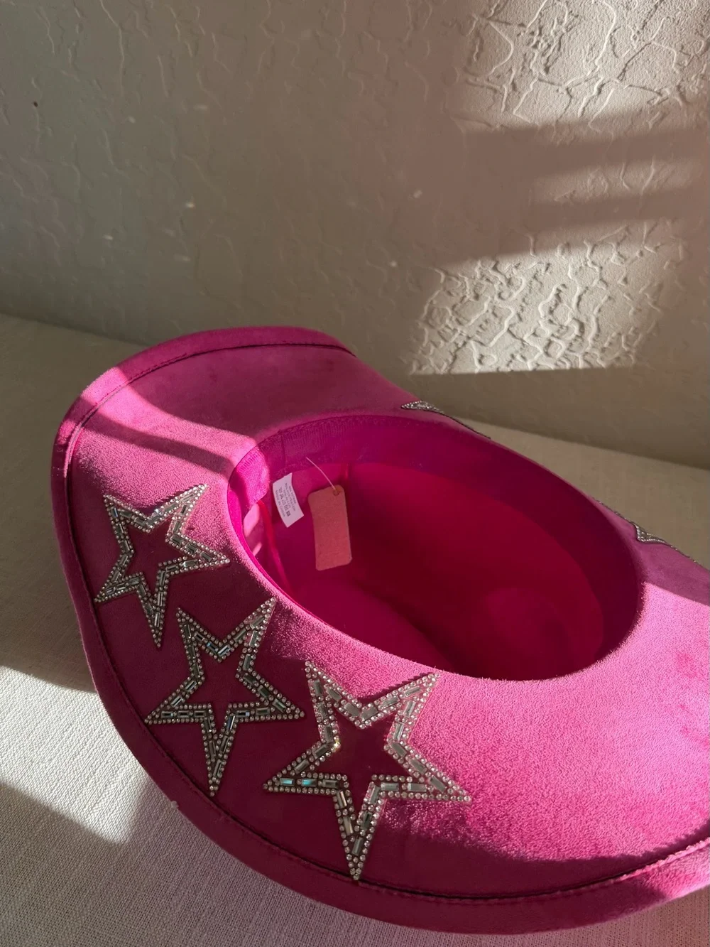 Handmade vibrant pink